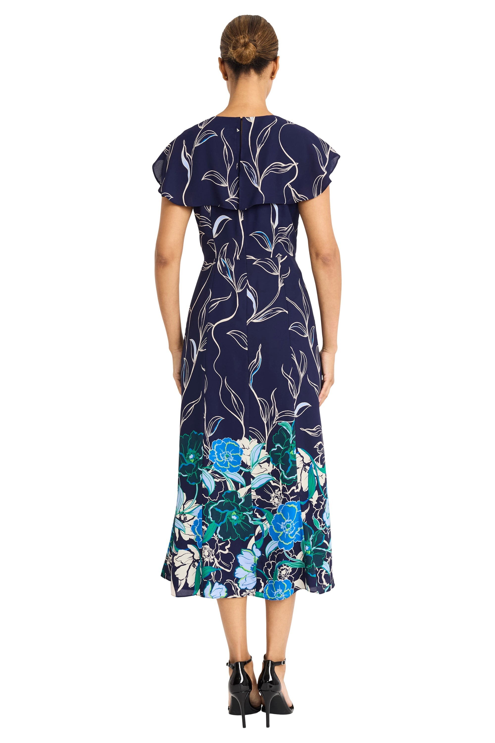 Steph – Floral Print Midi Dress