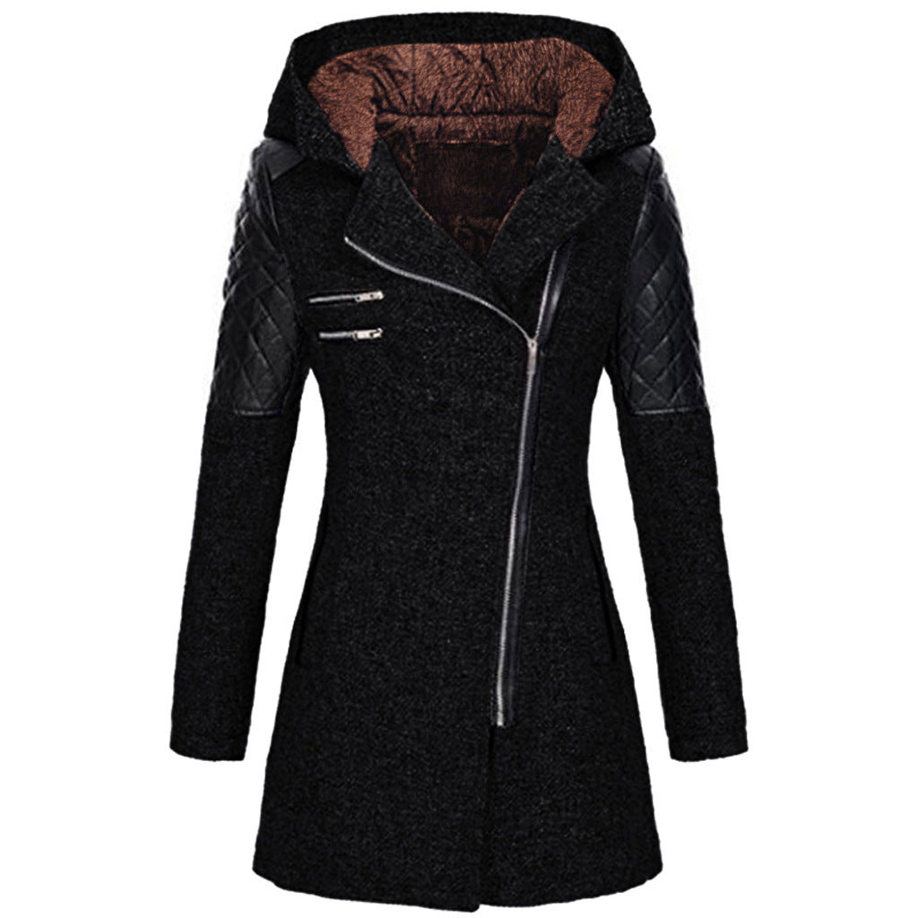 Winter coat with flattering cut