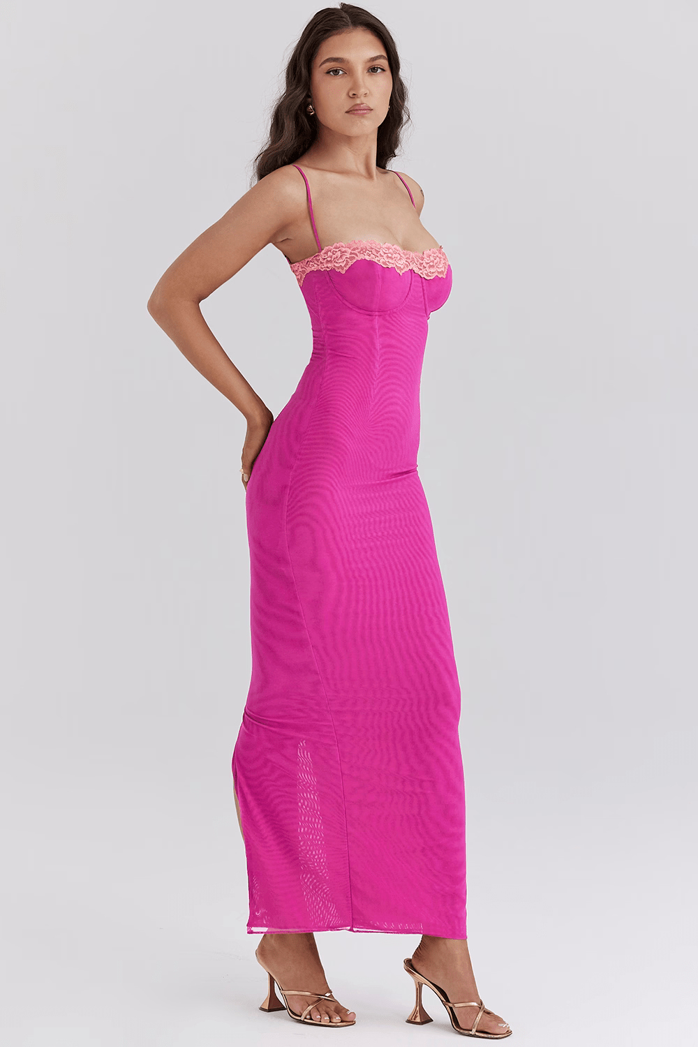 Cornelia – Lace Bustier Bodycon Gown