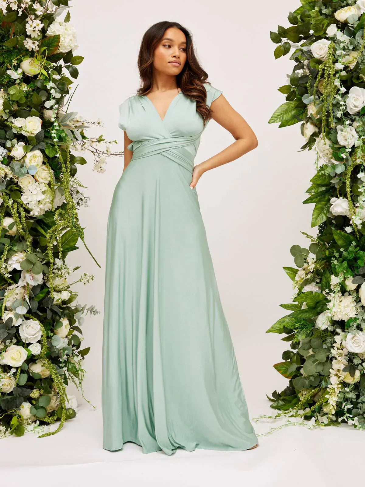 Nicole – Wrap-Back Maxi Dress