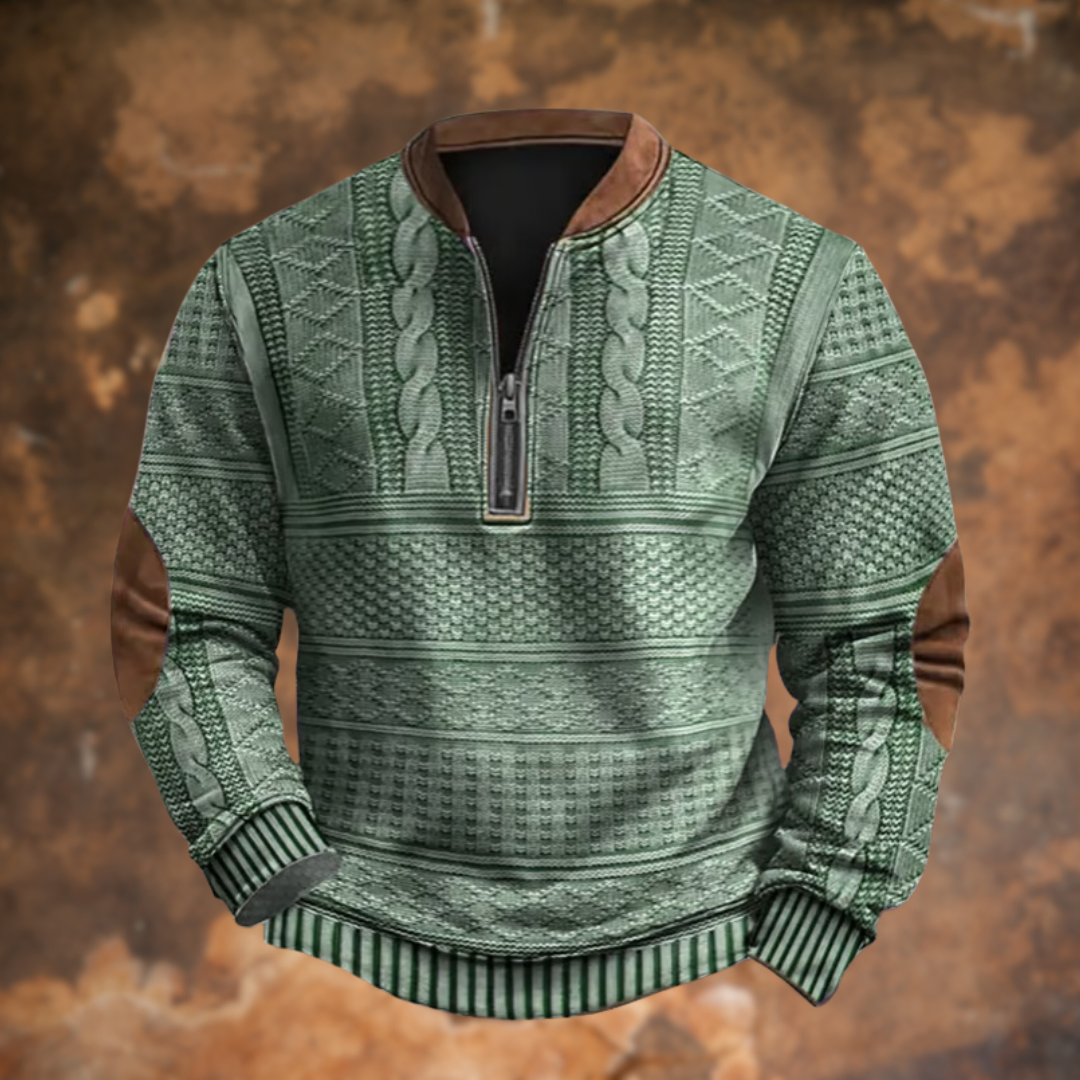 LIVIA – Vintage Zip Sweatshirt with Timeless Style