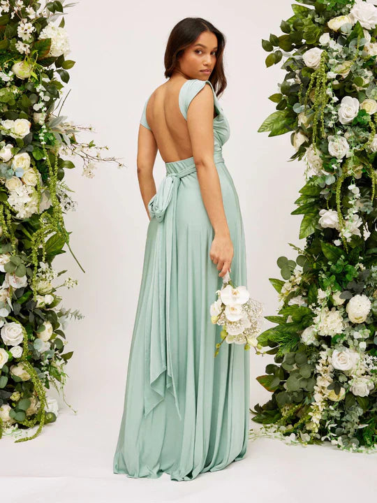 Nicole – Wrap-Back Maxi Dress
