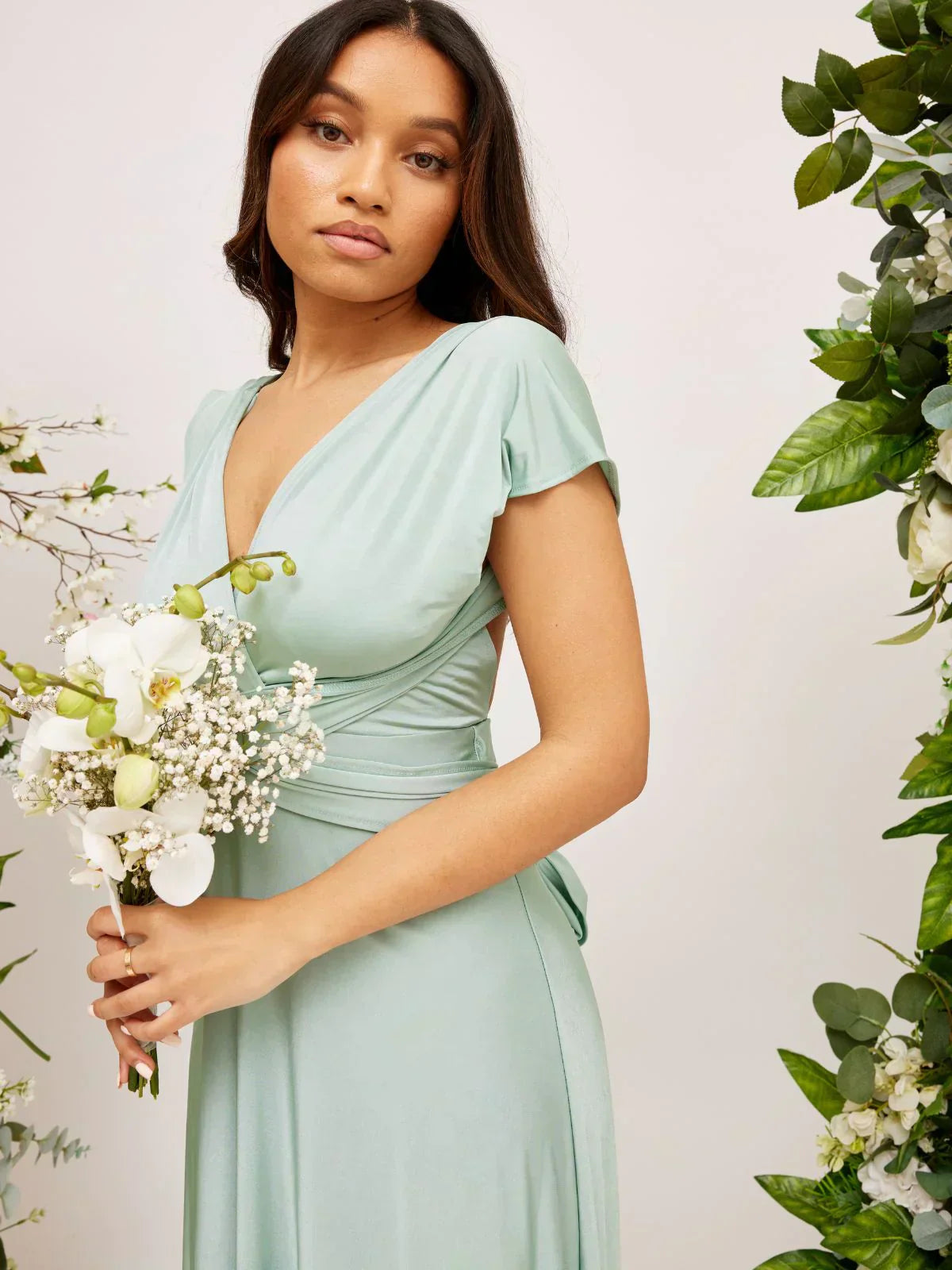 Nicole – Wrap-Back Maxi Dress