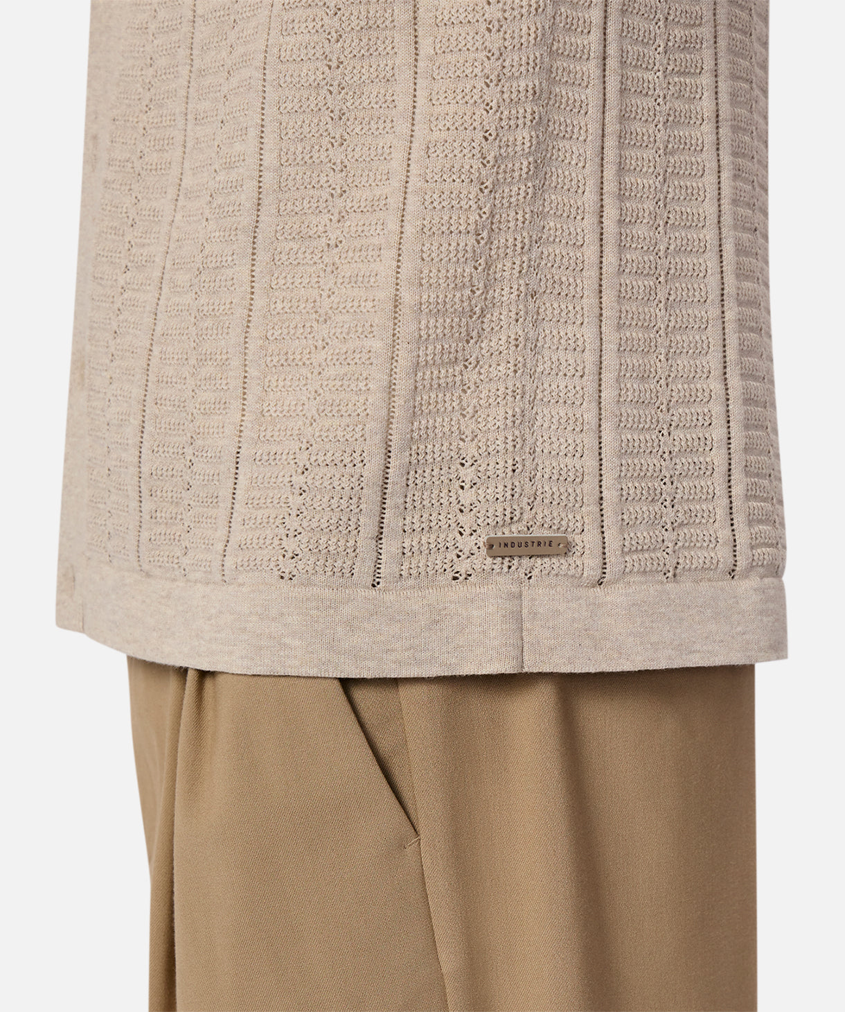 Noah- Short Sleeve Beige Shirt