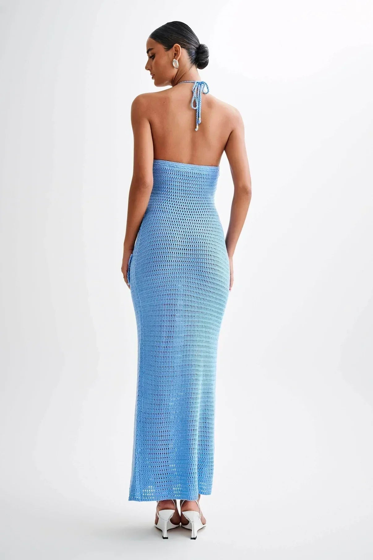Raffaella – Crochet Halter Maxi Dress