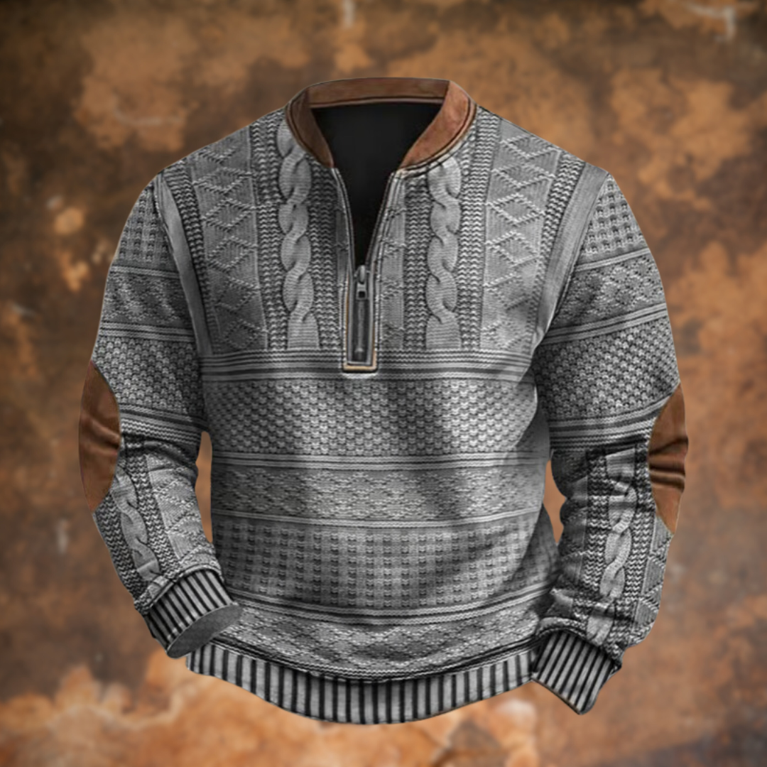 LIVIA – Vintage Zip Sweatshirt with Timeless Style