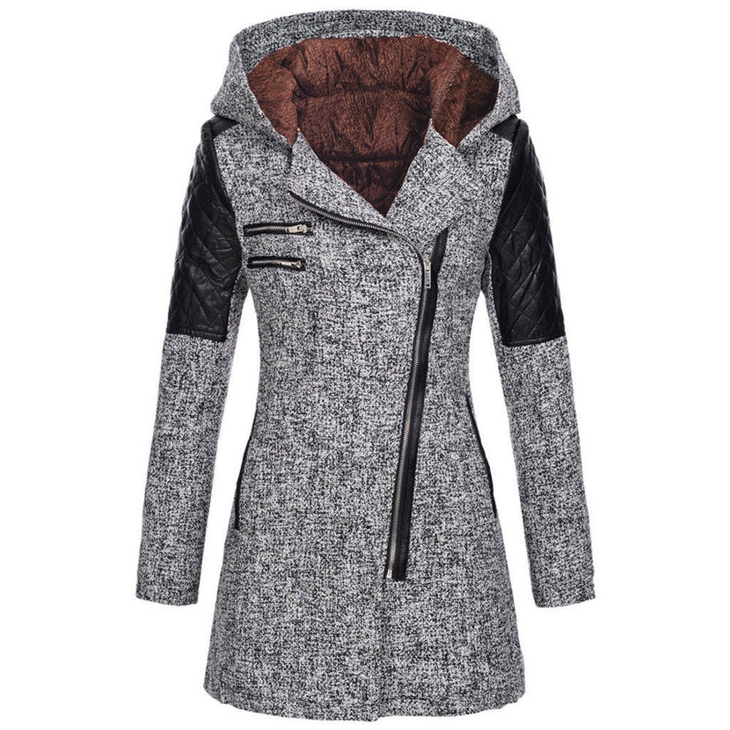 Winter coat with flattering cut