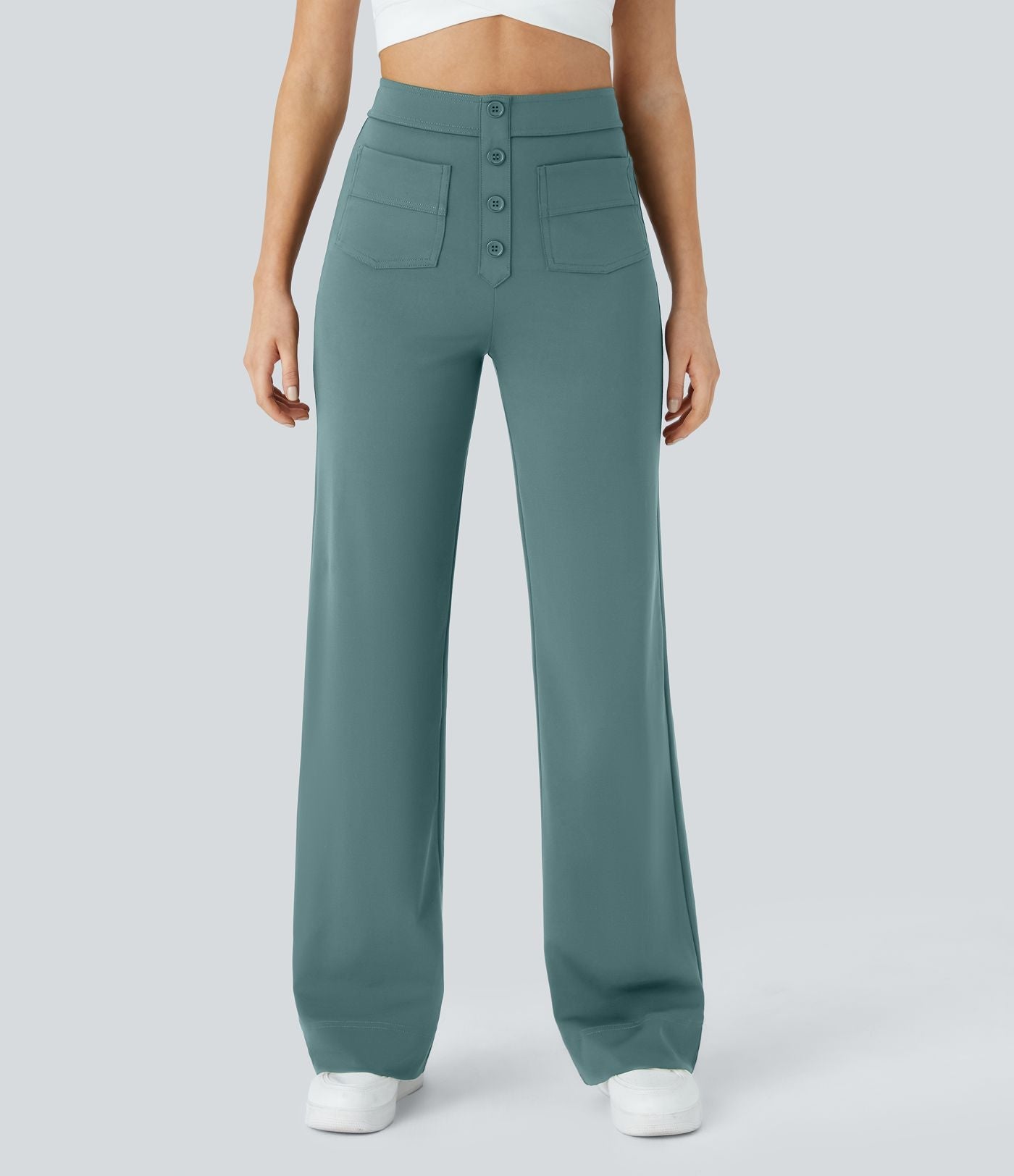 Jade - High Waist Stretch Casual Pants