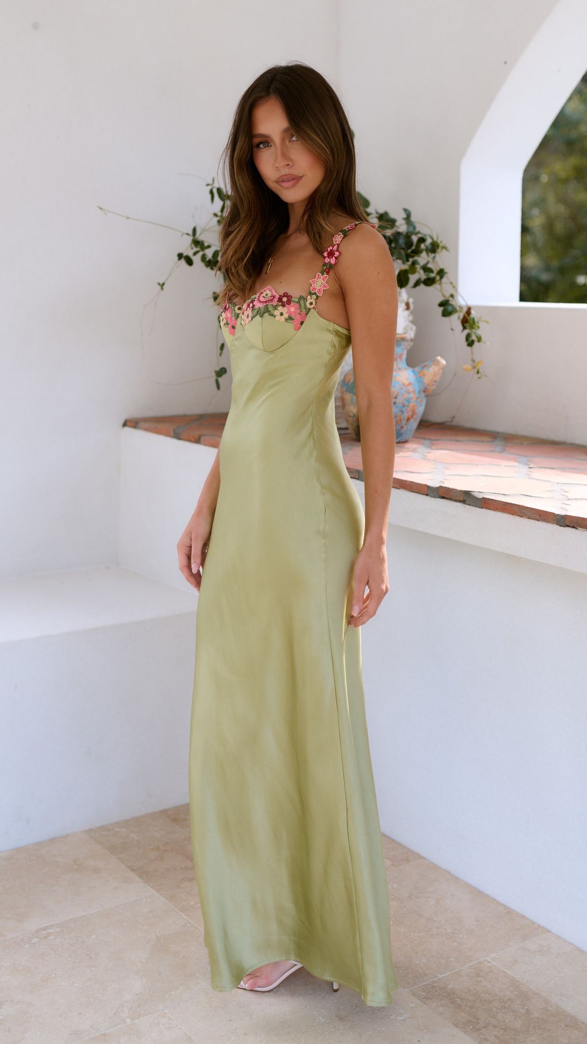 Chelsey – Floral Bodice Dress