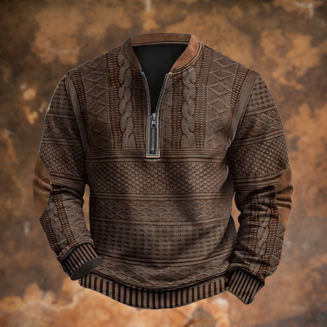 LIVIA – Vintage Zip Sweatshirt with Timeless Style