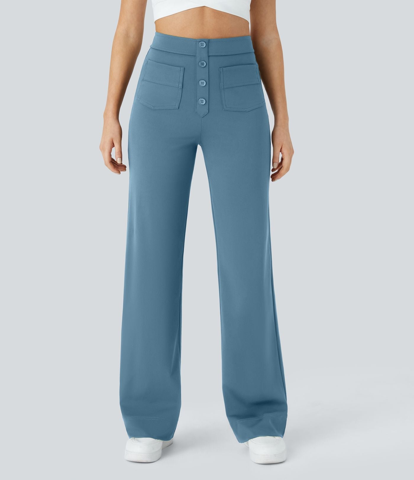 Jade - High Waist Stretch Casual Pants
