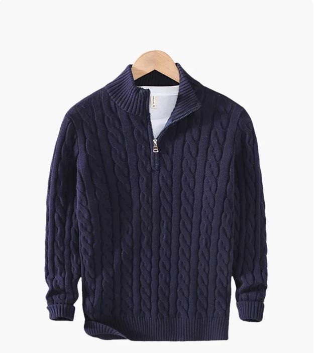 Wendell - Lugano Half-Zip Sweater