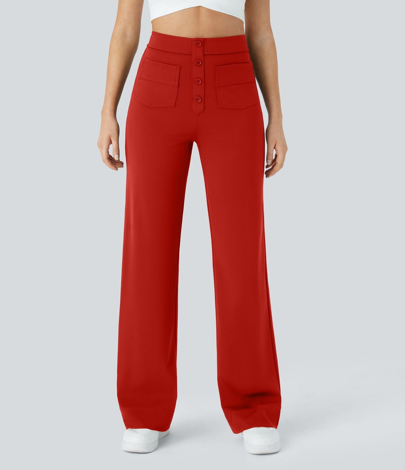 Jade - High Waist Stretch Casual Pants