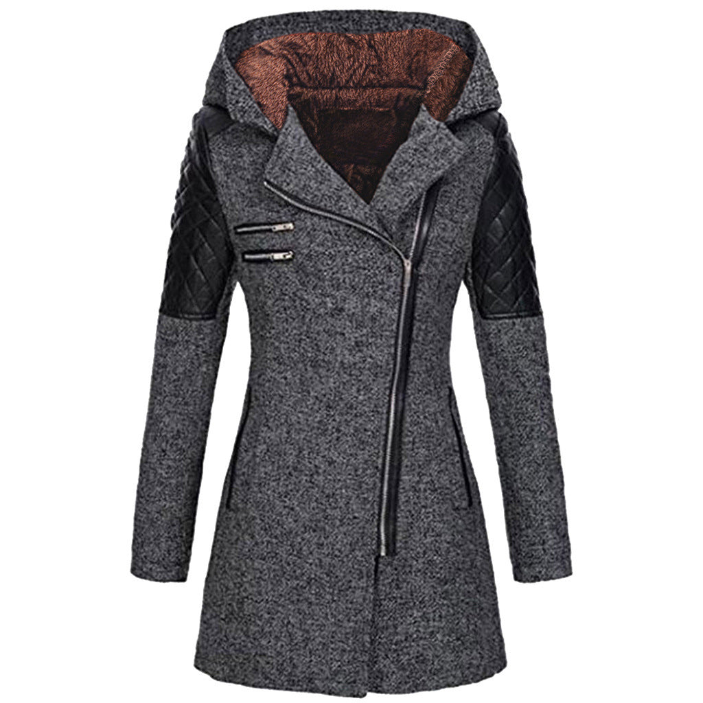 Winter coat with flattering cut