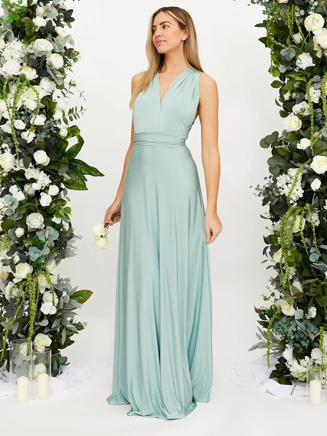 Nicole – Wrap-Back Maxi Dress