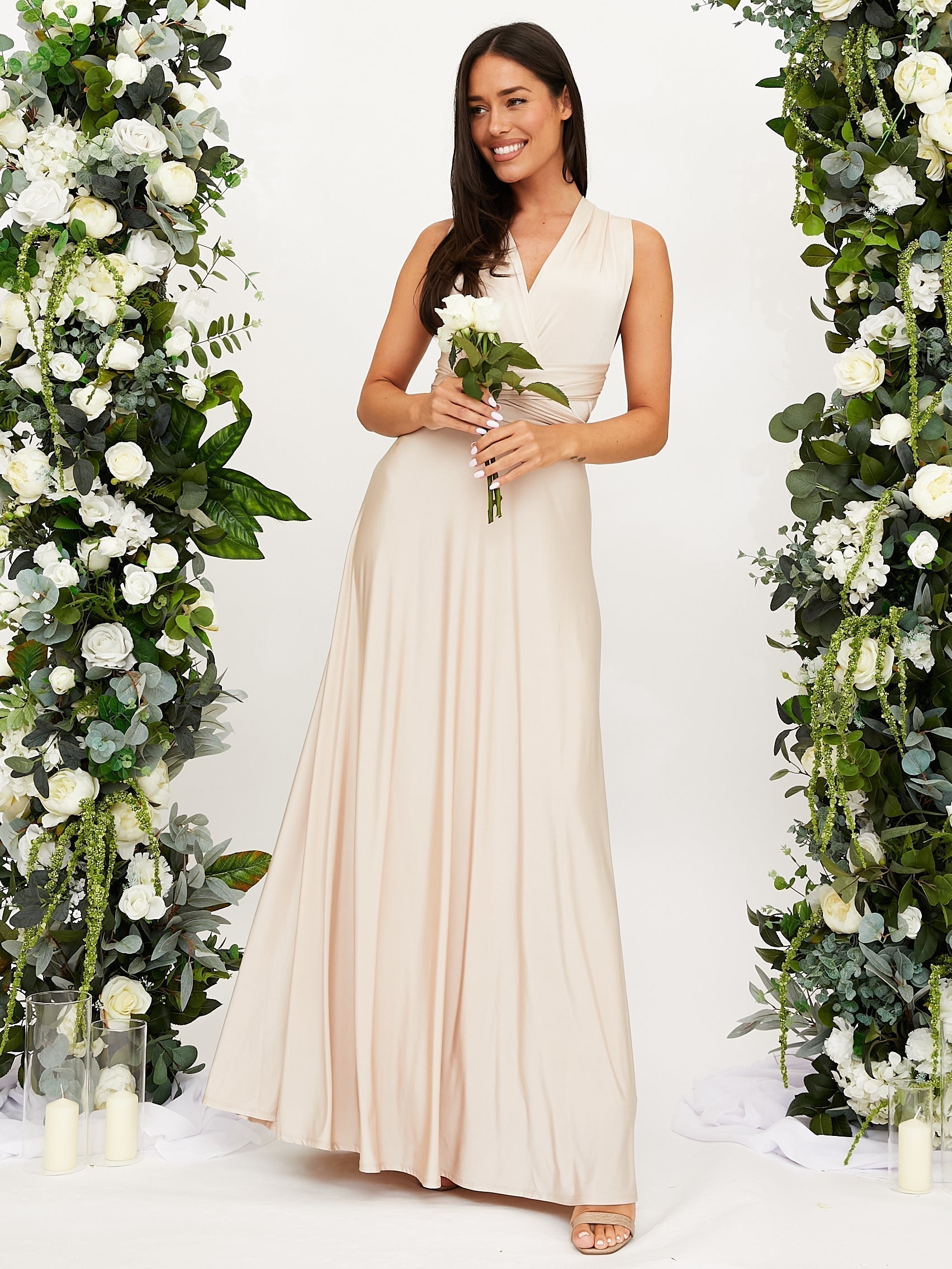 Nicole – Wrap-Back Maxi Dress