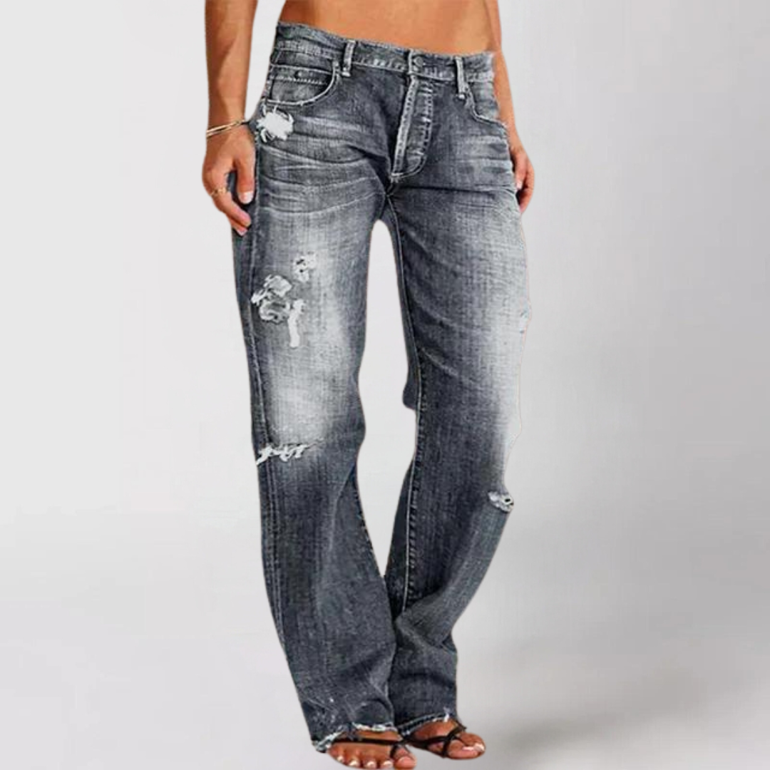 Ruby – Relaxed Wide-Leg Denim Jeans