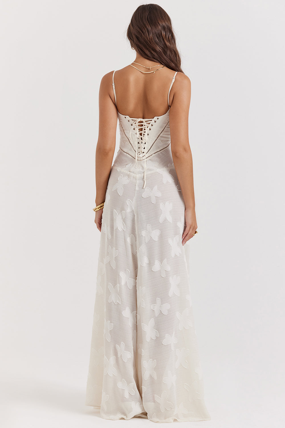 Berenice – Sheer Appliqué Maxi Dress