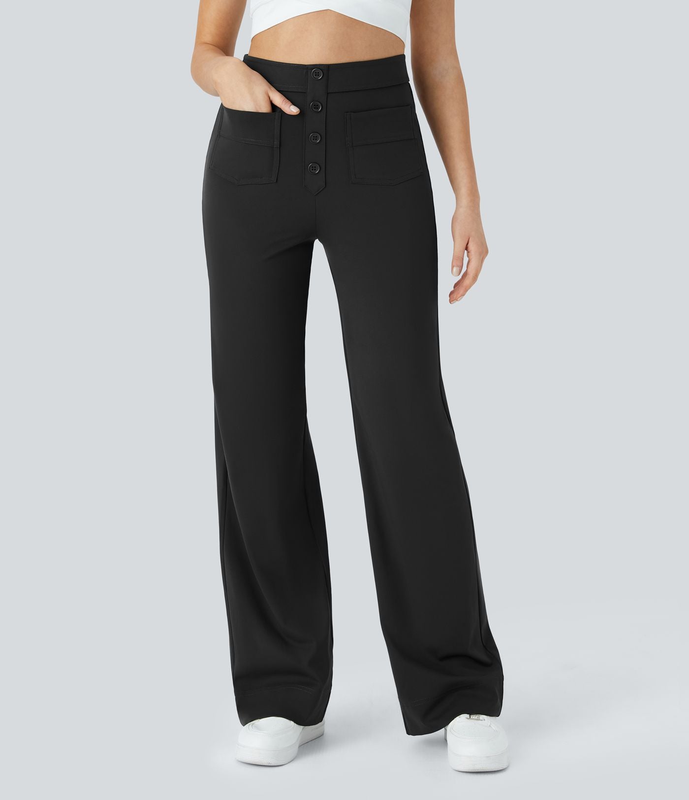 Jade - High Waist Stretch Casual Pants