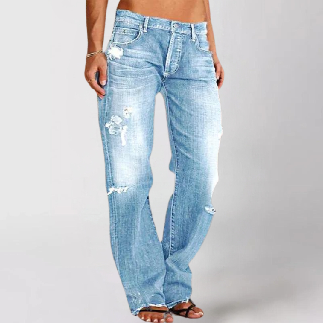 Ruby – Relaxed Wide-Leg Denim Jeans