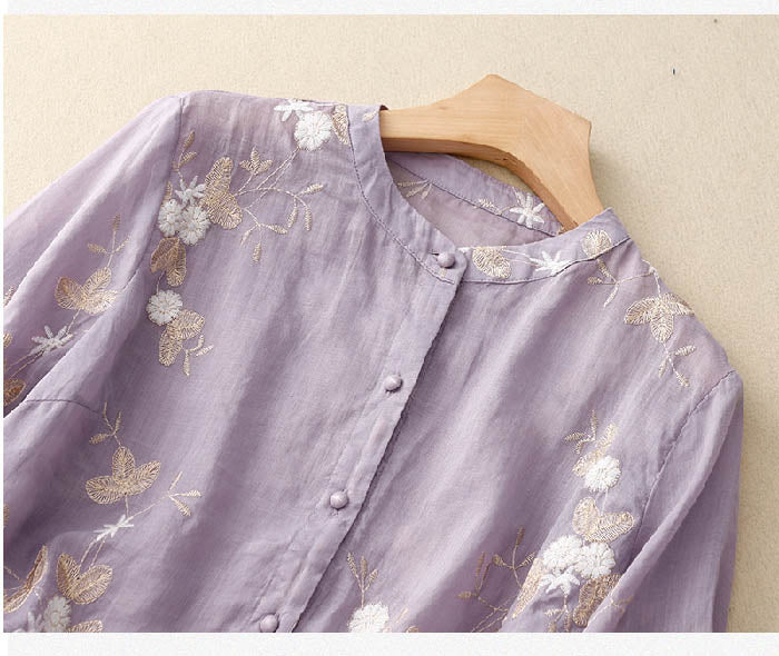 Eloise - Elegant Embroidered Blouse