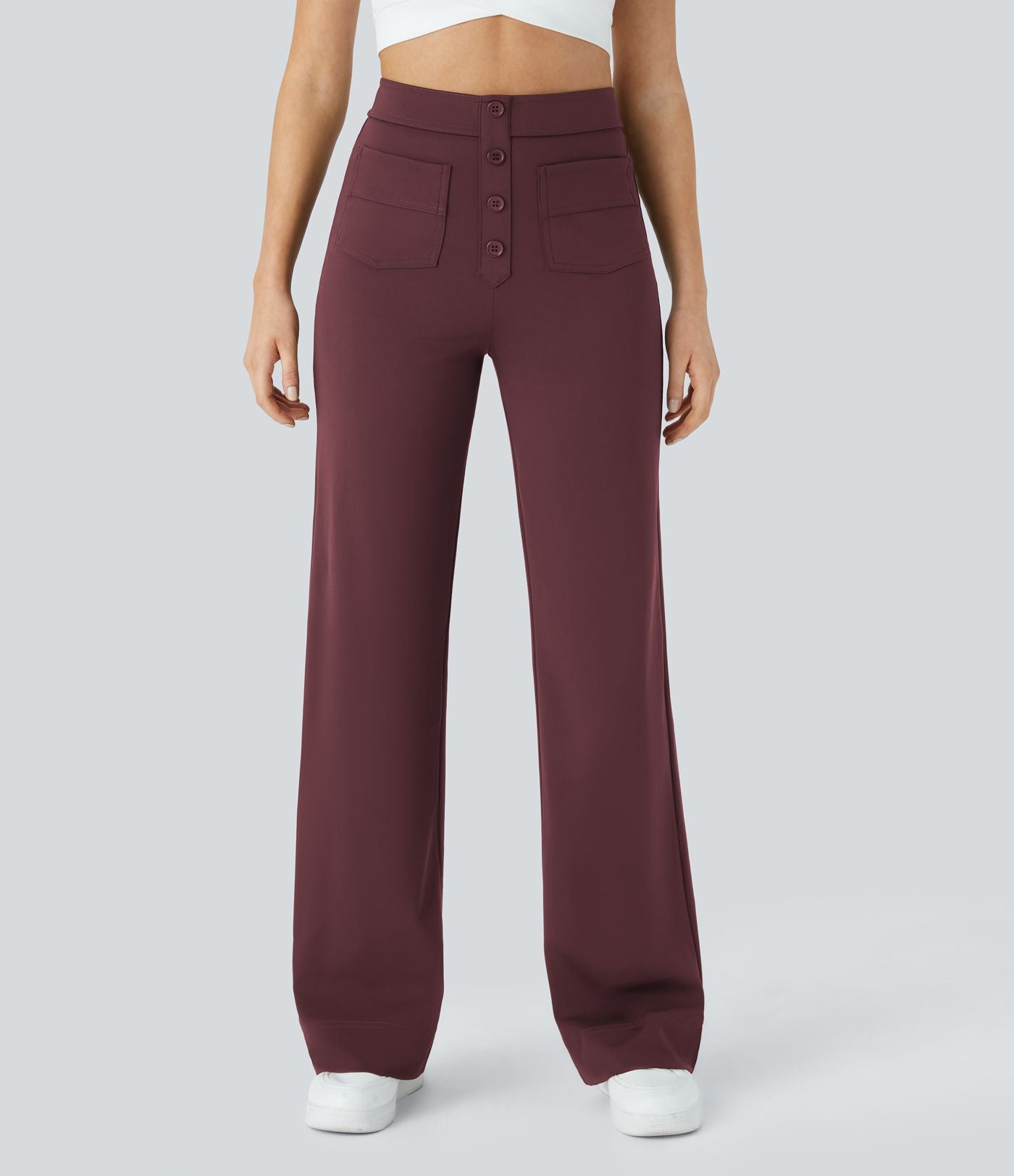 Jade - High Waist Stretch Casual Pants