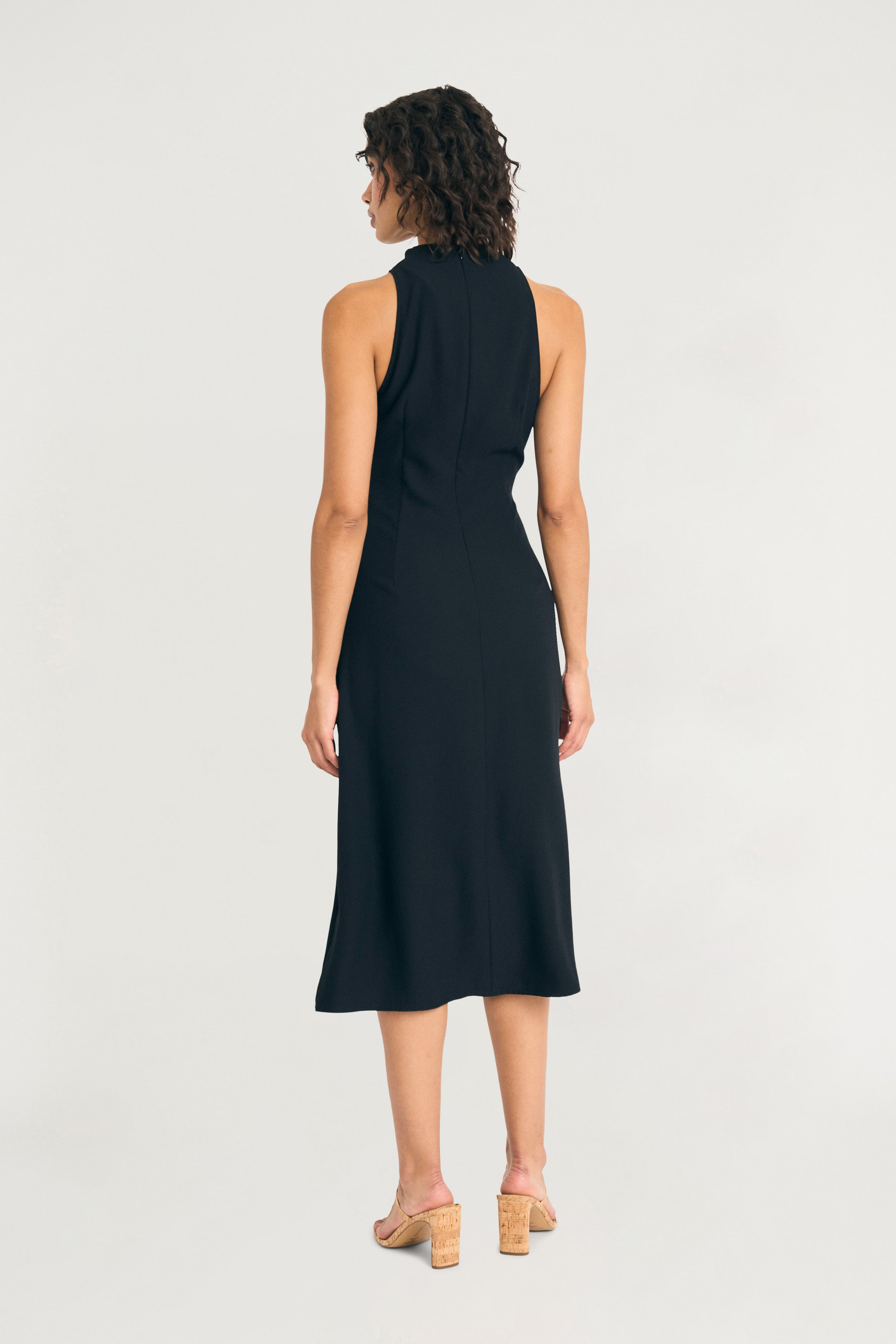 Charlotte – Draped Wrap Midi Dress
