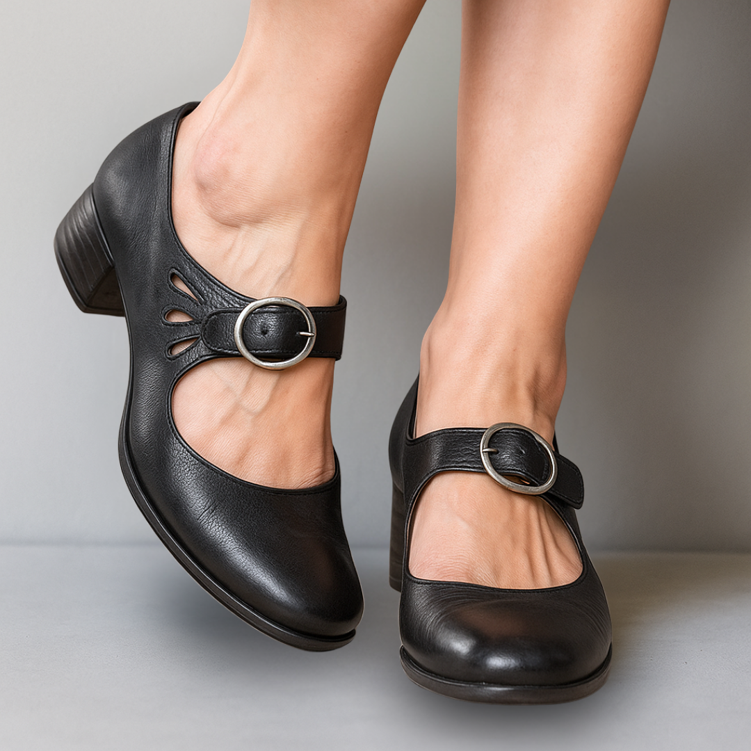 Elis™ | Orthopaedic leather sandals with comfortable slee-sole