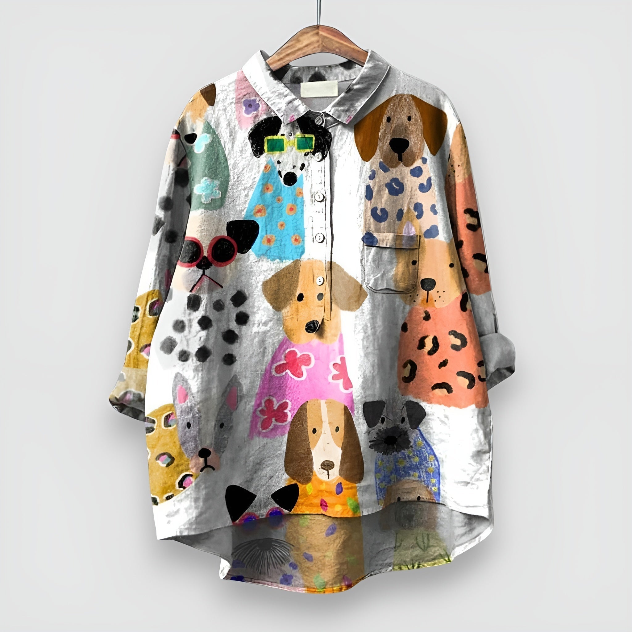 CAMILLA | Women's Elegant Shirt with Artistic Print