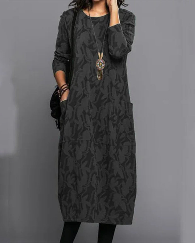 Dress with long covering