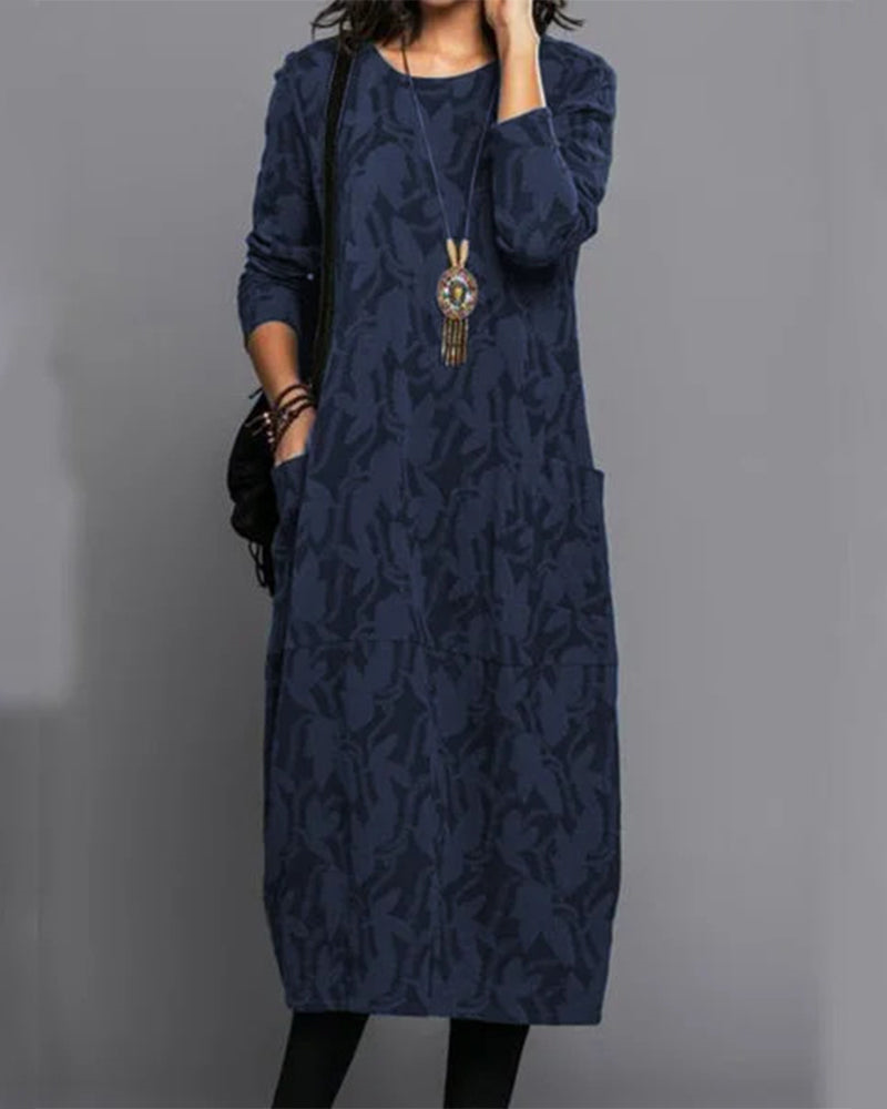 Dress with long covering