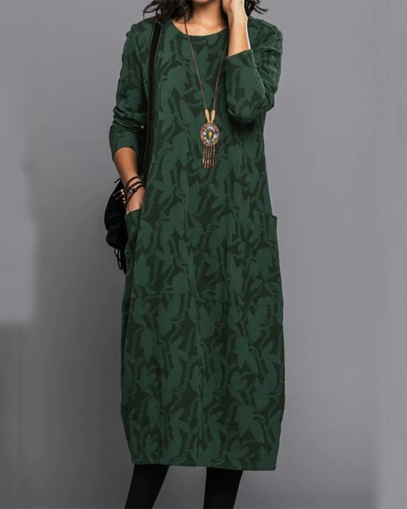 Dress with long covering