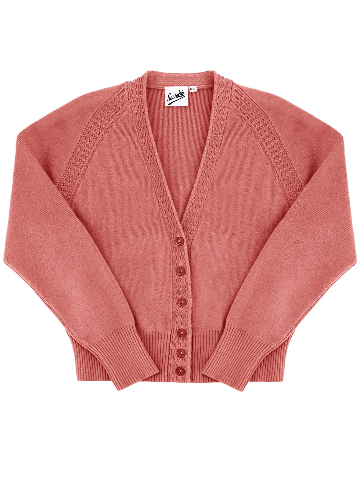 Amelia - Vintage Daydream Cardigan Bubble Gum