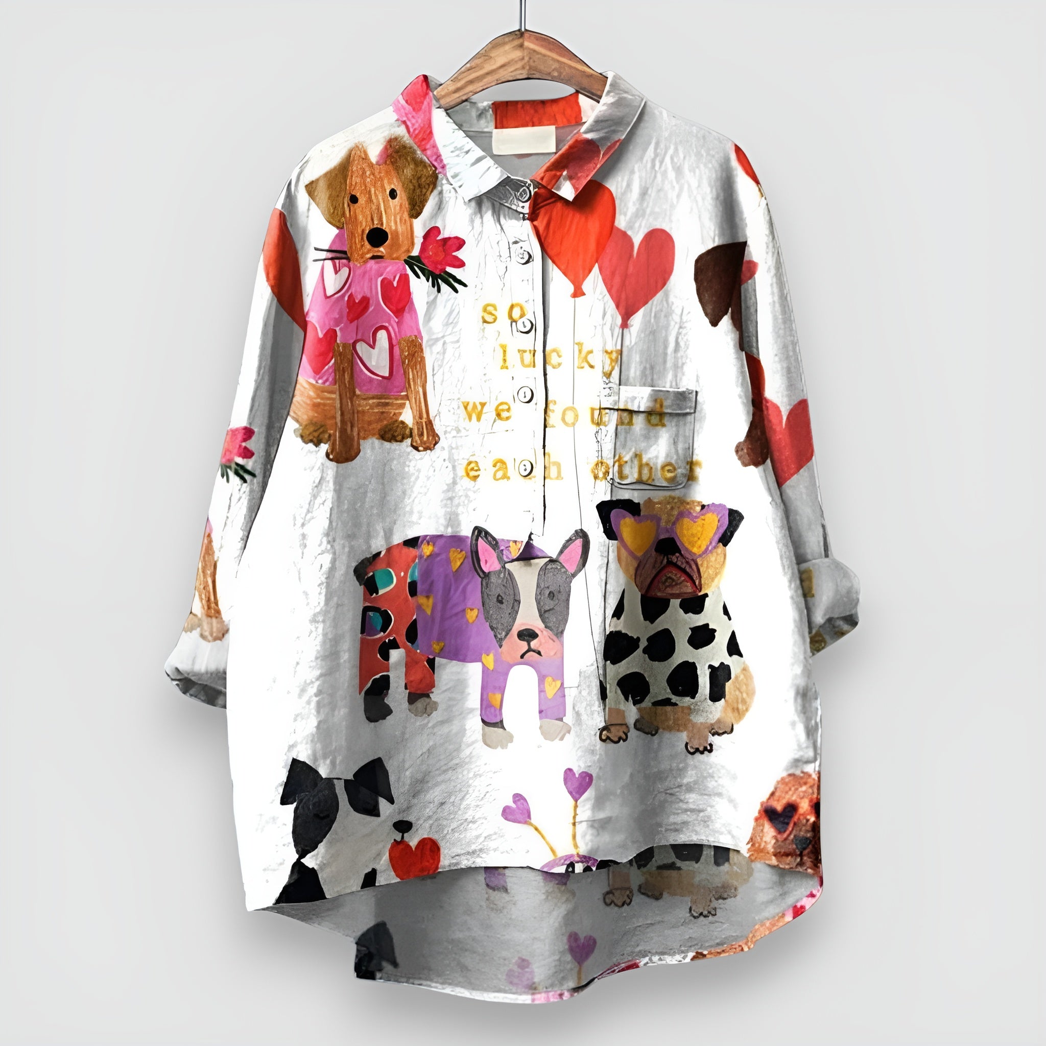 CAMILLA | Women's Elegant Shirt with Artistic Print
