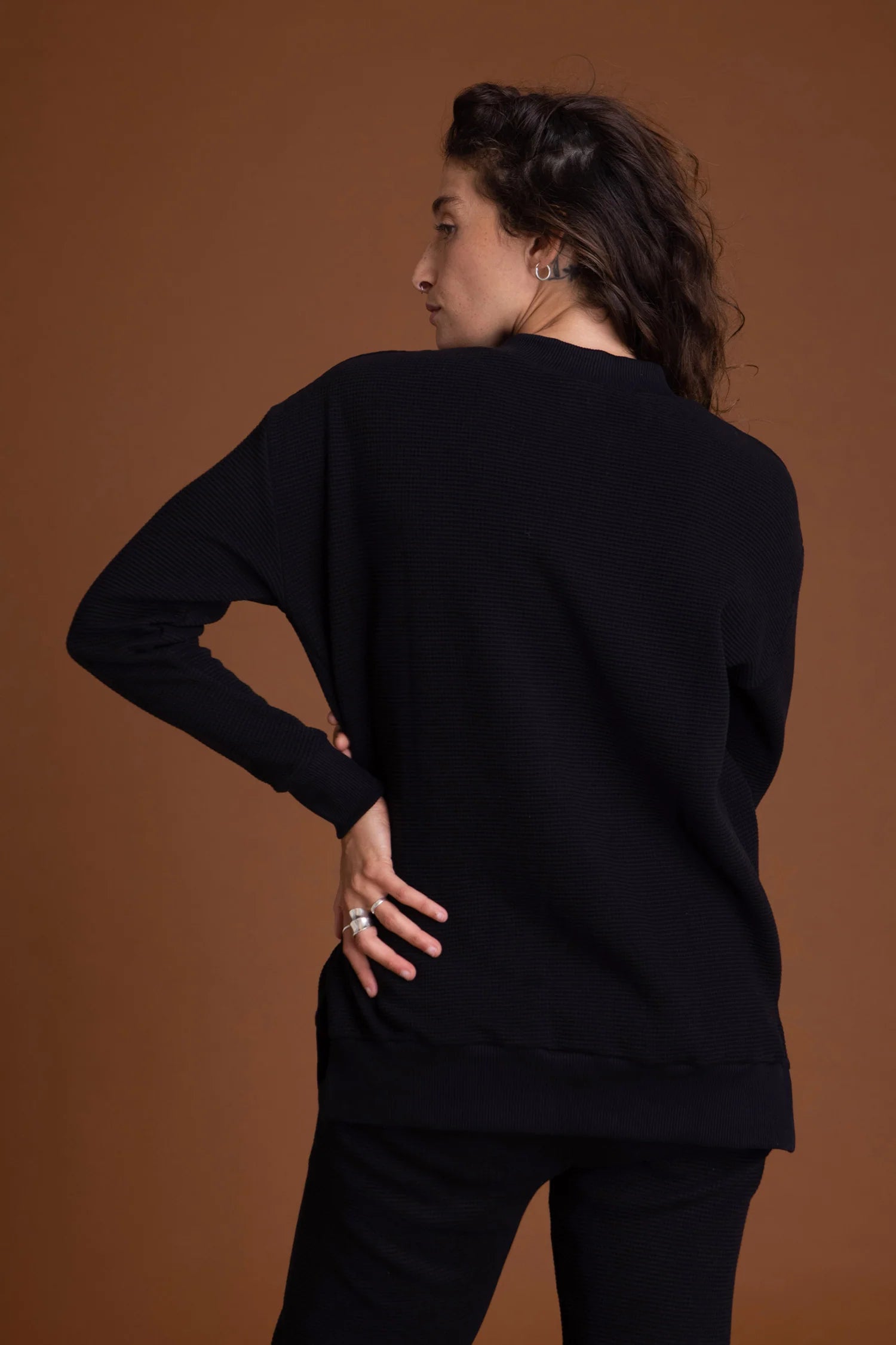Jessica - Pique Sweatshirt