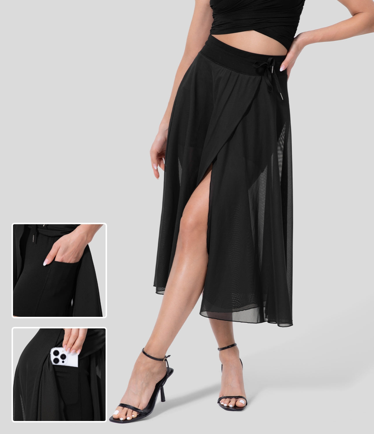 Ayla - High-Waisted 2-in-1 Skirt