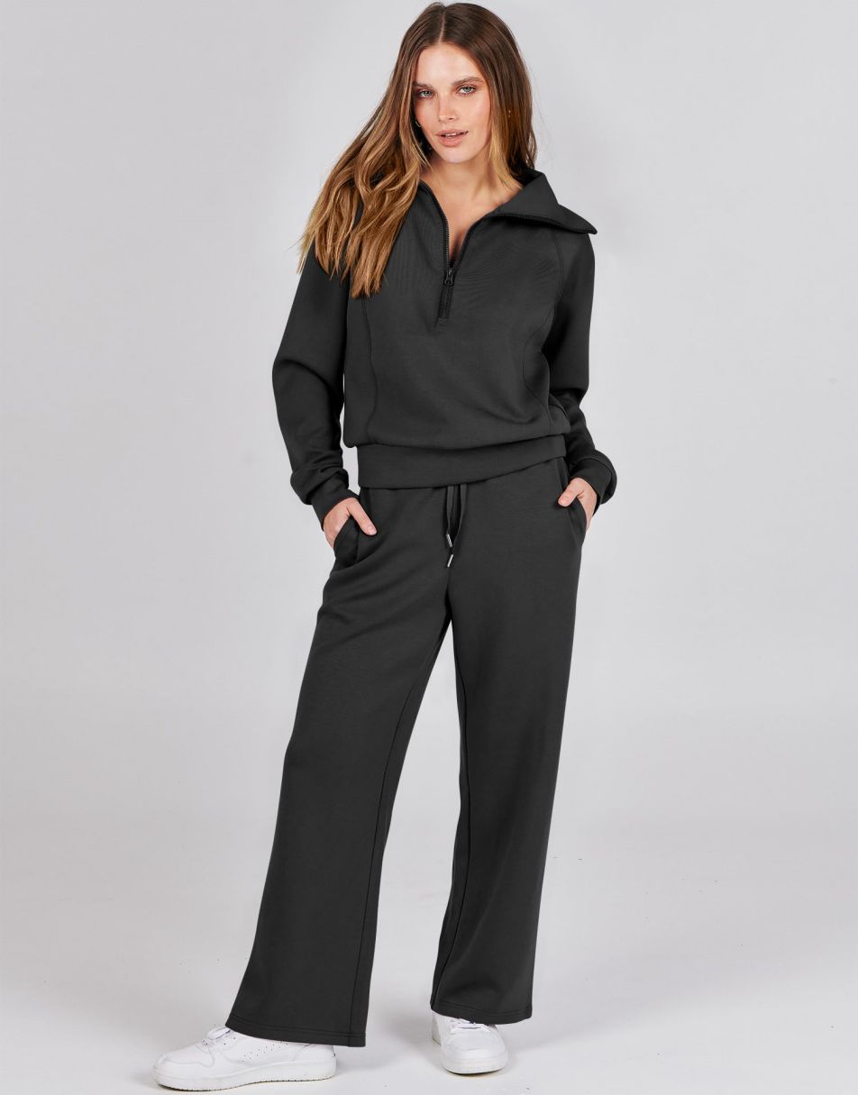 Luxury Half-Zip Lounge Set