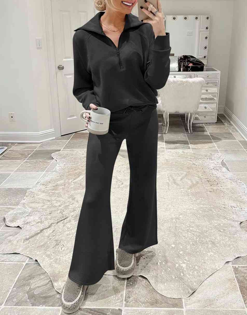 Luxury Half-Zip Lounge Set