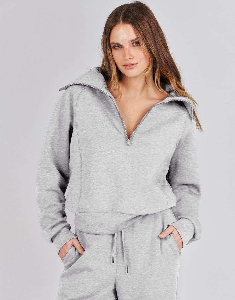 Luxury Half-Zip Lounge Set