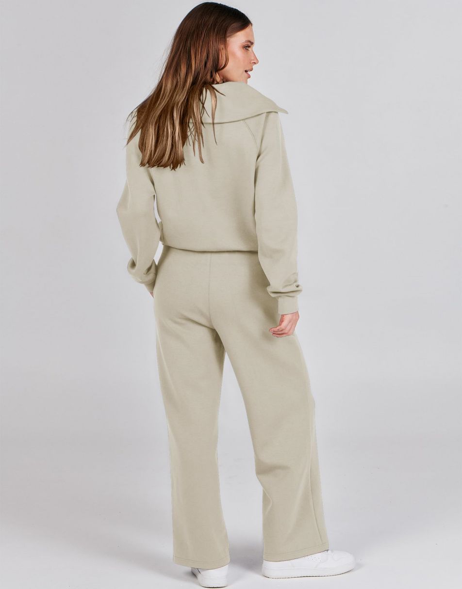 Luxury Half-Zip Lounge Set