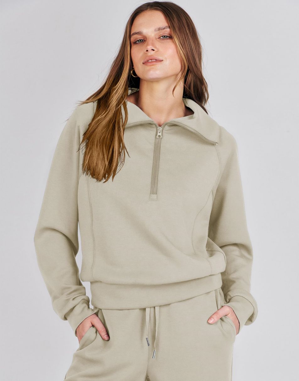 Luxury Half-Zip Lounge Set