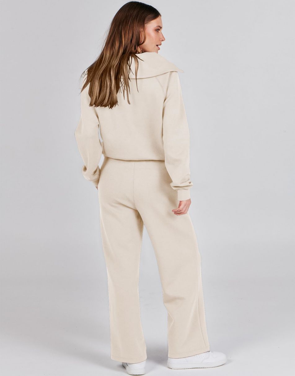 Luxury Half-Zip Lounge Set