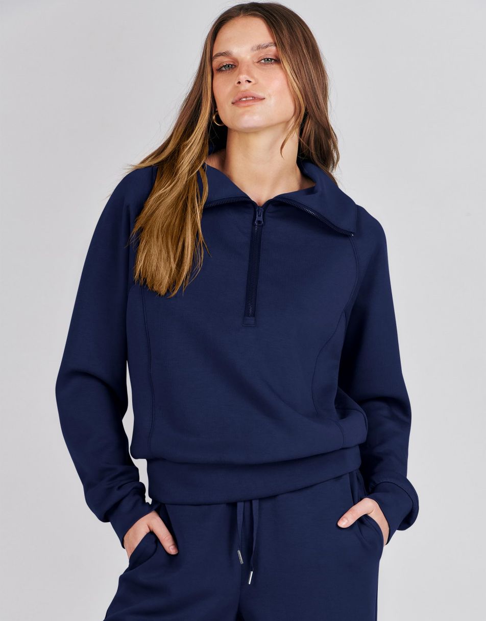 Luxury Half-Zip Lounge Set