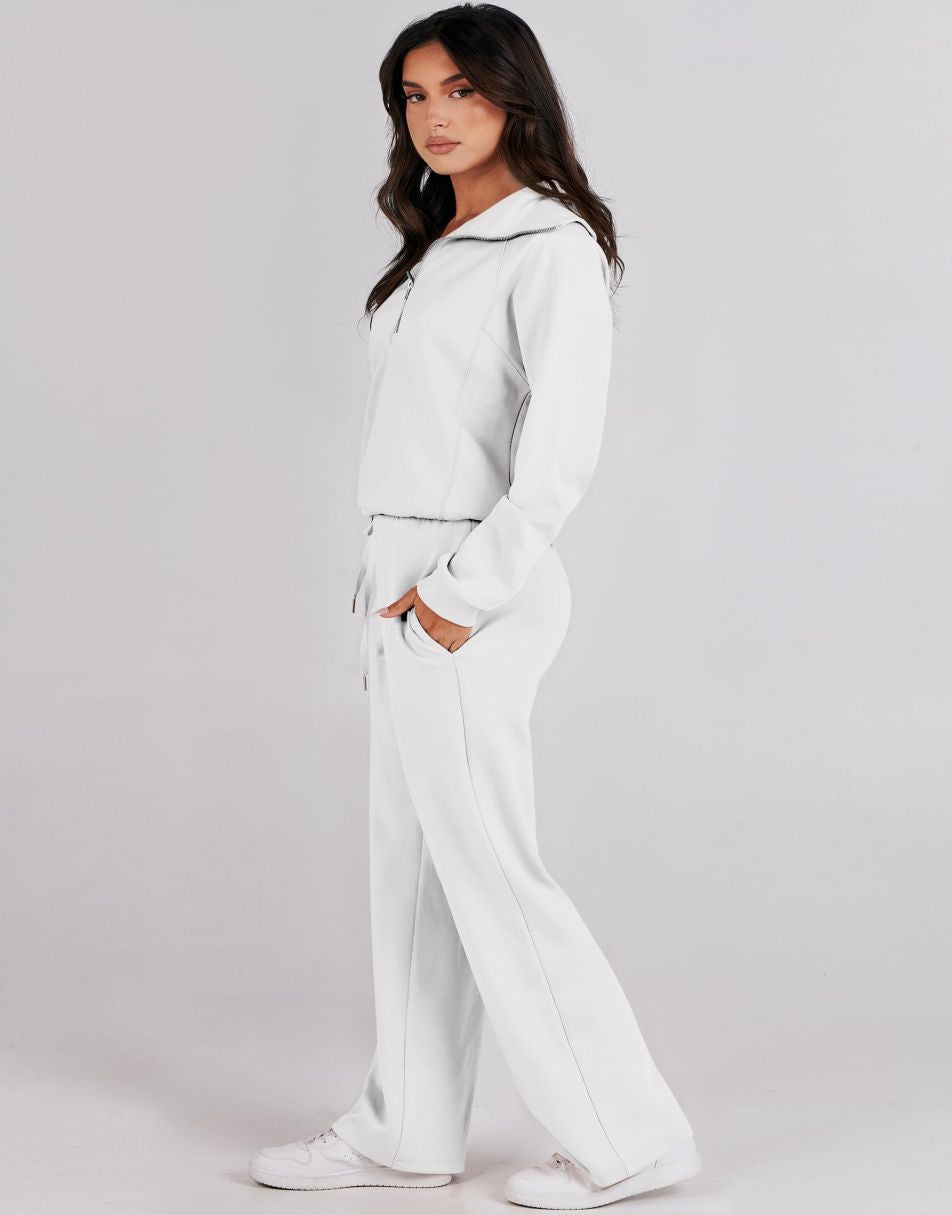 Luxury Half-Zip Lounge Set