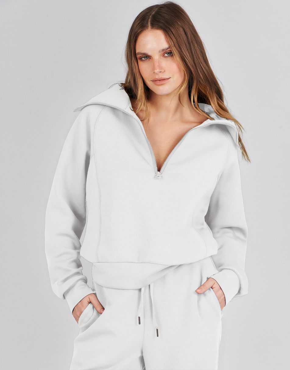 Luxury Half-Zip Lounge Set