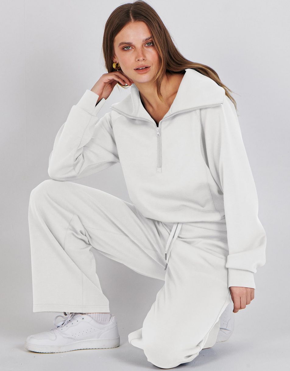 Luxury Half-Zip Lounge Set