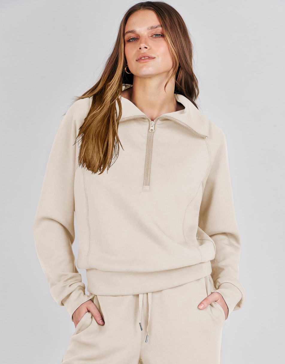 Luxury Half-Zip Lounge Set