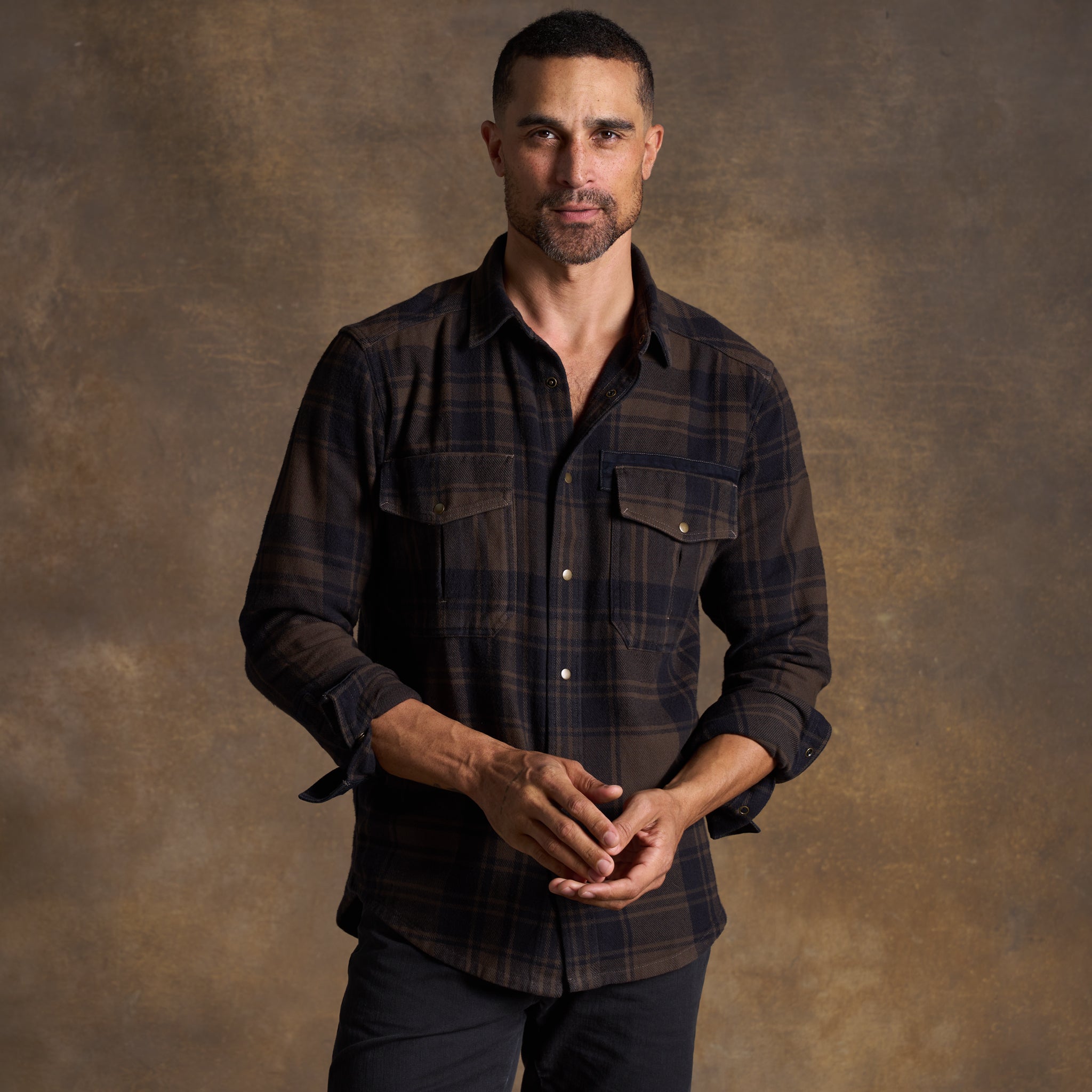 Callum – Heavyweight Flannel Work Shirt Jacket