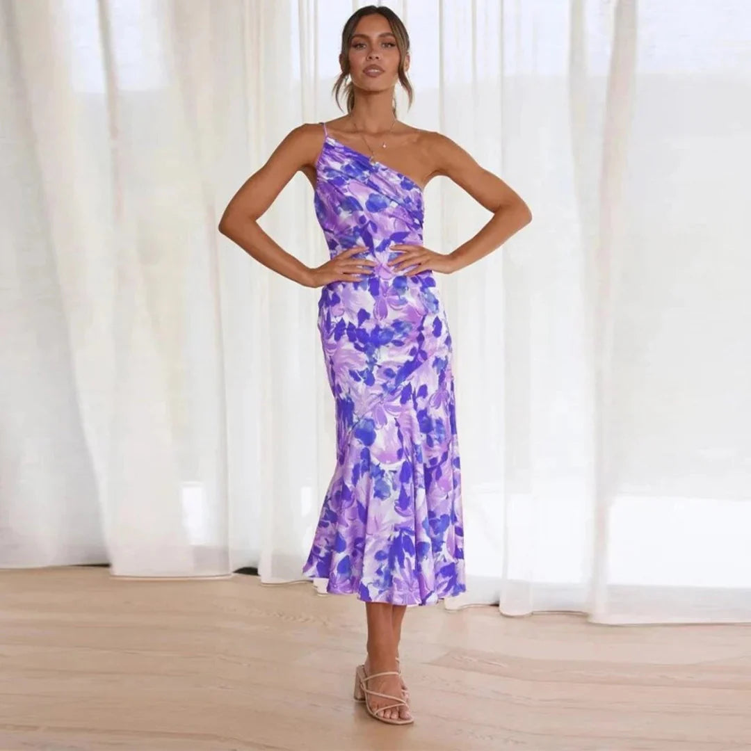 Eliza – One-Shoulder Elegance Dress