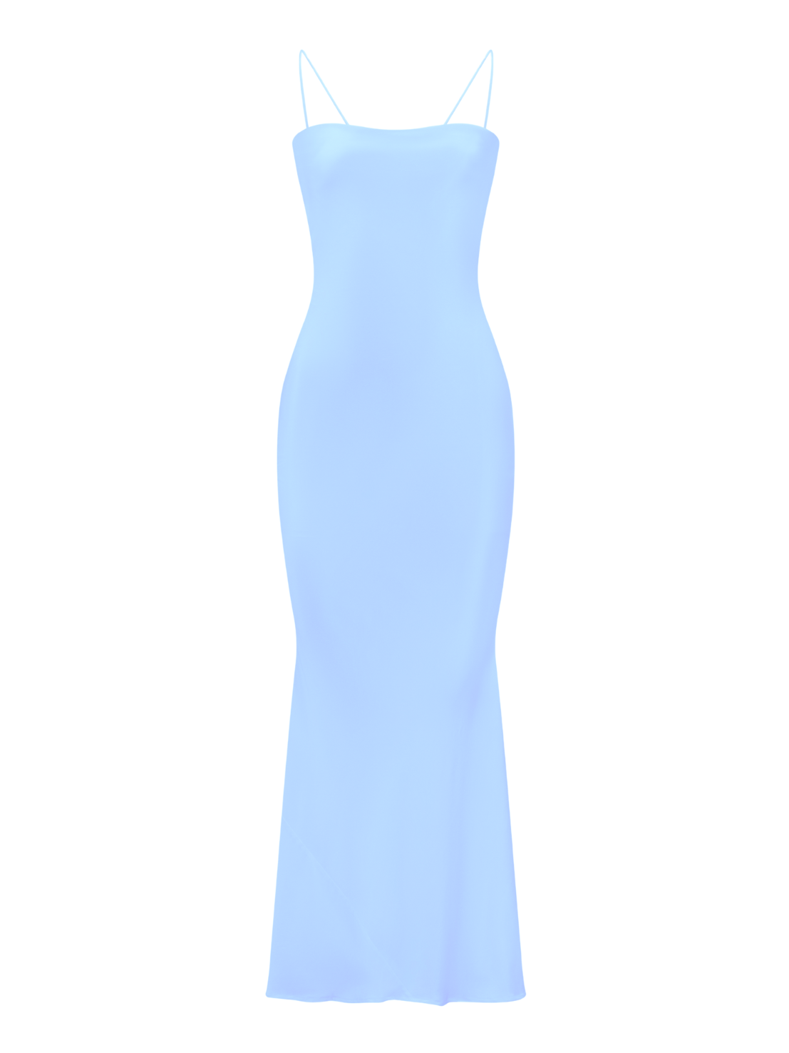 Natalina – Satin Tie-Back Cowl Gown